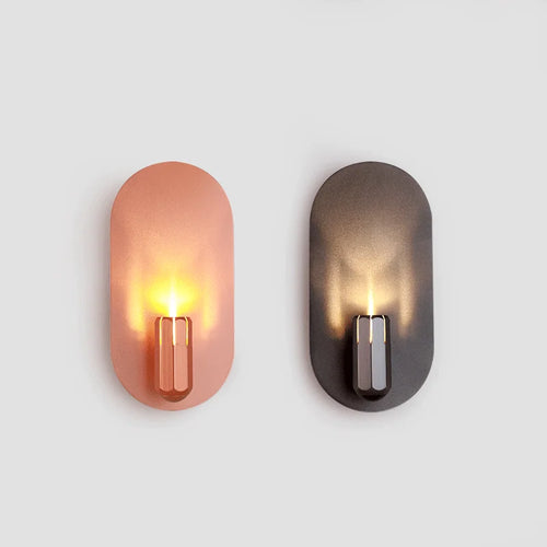 Minimalist luxury aluminium wall light with creative decorative design - vue 2 sur 8