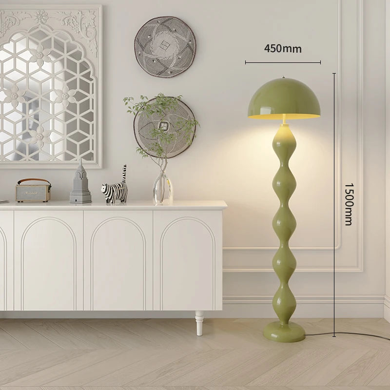 Butter gourd floor lamp creative design with foot switch high level