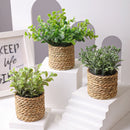 artificial plants decorative eucalyptus flowers in pot 17 cm