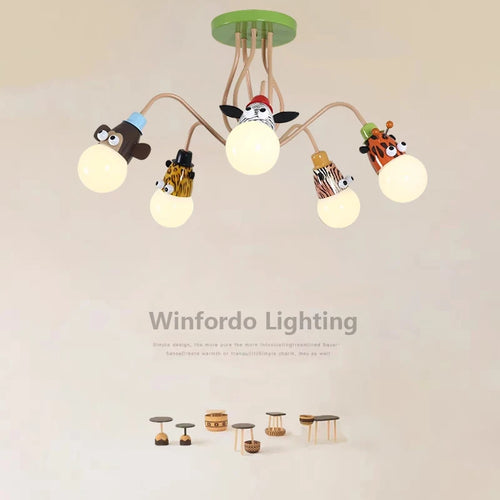 Modern balloon-shaped pendant light for children