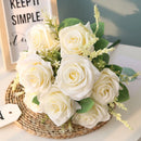 Artificial rose bouquet for weddings and home decor