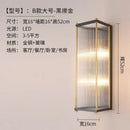 Modern decorative gold and silver crystal LED wall light