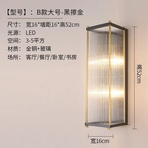 Modern decorative gold and silver crystal LED wall light - vue 11 sur 10