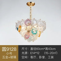 Sandya modern luxury chandeliers with glass shade