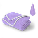Soft polar fleece bath towel quick dry extra large size