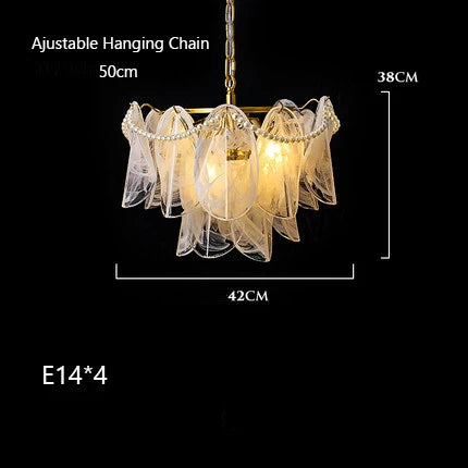 Modern creative cloud design glass pendant chandelier - vue 10 sur 18