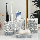 bohemian style ceramic lotion bottle for bathroom