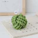 decorative and cute soy wax ball scented candle