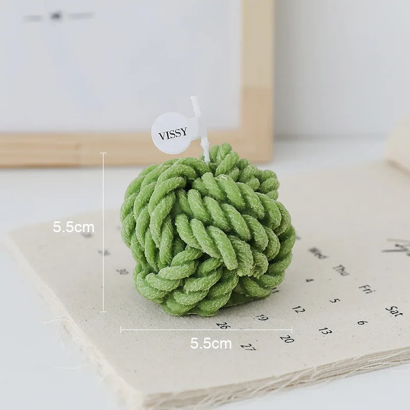 decorative and cute soy wax ball scented candle - vue 11 sur 14