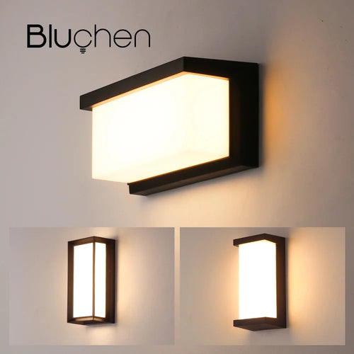 Waterproof outdoor LED wall light for decorative lighting - vue 4 sur 9