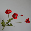 Artificial poppy flower for party and garden decoration