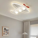 Modern airplane LED ceiling light for children's room