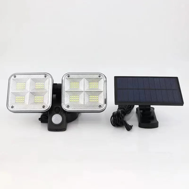 Solar LED wall lights for decorative outdoor garden and yard lighting - vue 7 sur 7