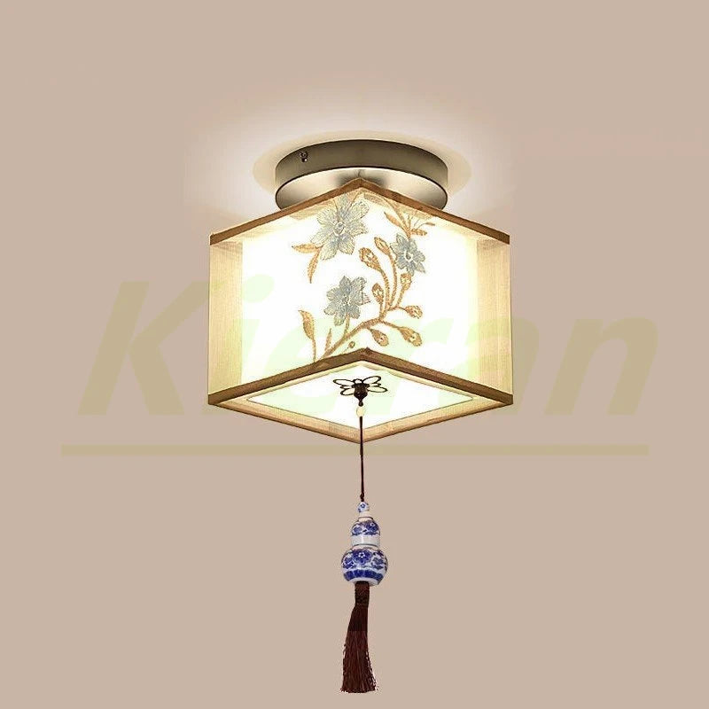 Modern lotus bird LED ceiling light for hotel decoration - vue 26 sur 30