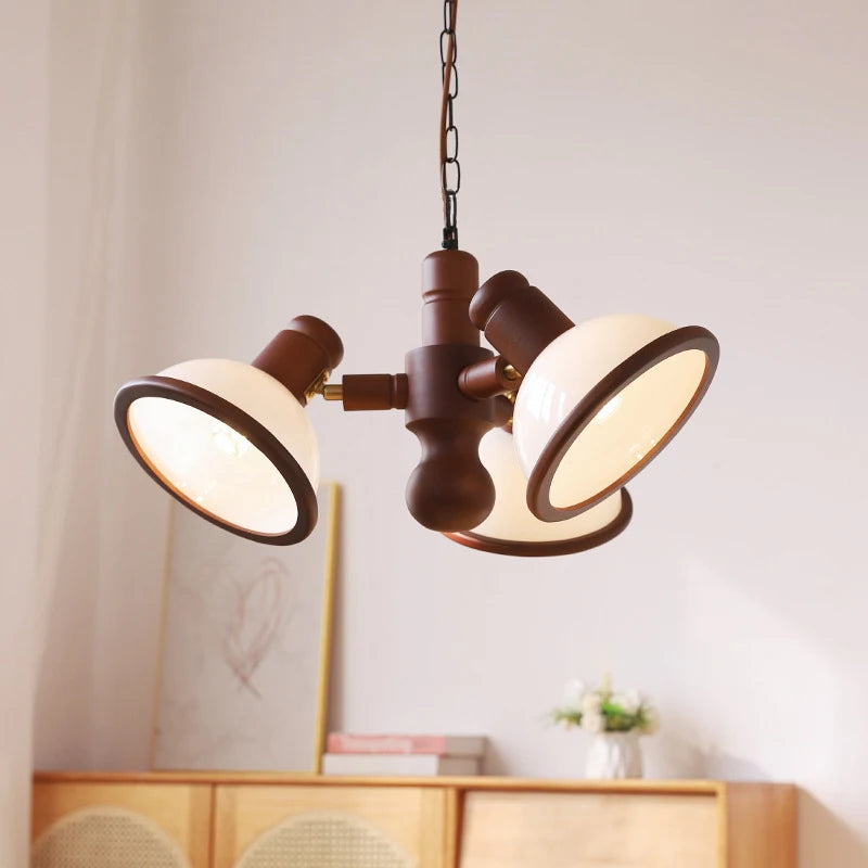 Romantic retro chandelier with LED lighting for interiors