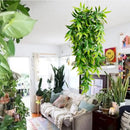 Bamboo hanging plants for outdoor garden decoration