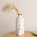 Greek ceramic vase human head for interior decoration