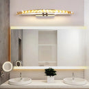 Bathroom LED mirror wall light stainless steel and crystal make-up lamp 44 cm/54 cm