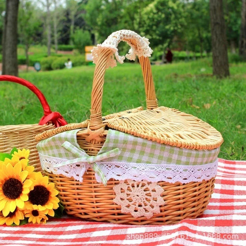 practical and cute wicker storage baskets