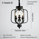 Retro luxury American style crystal chandelier