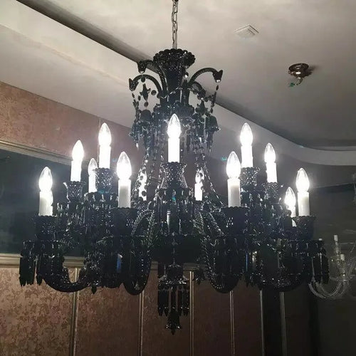 44-arm crystal chandelier for hotel and commercial centre - vue 4 sur 12