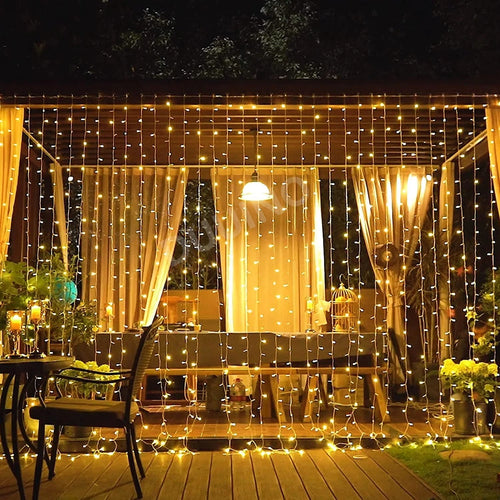 Waterproof battery LED fairy lights for festive decorations - vue 4 sur 10