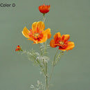 Silk artificial flower branch for wedding decoration