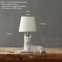 Modern LED puppy design table lamp for children