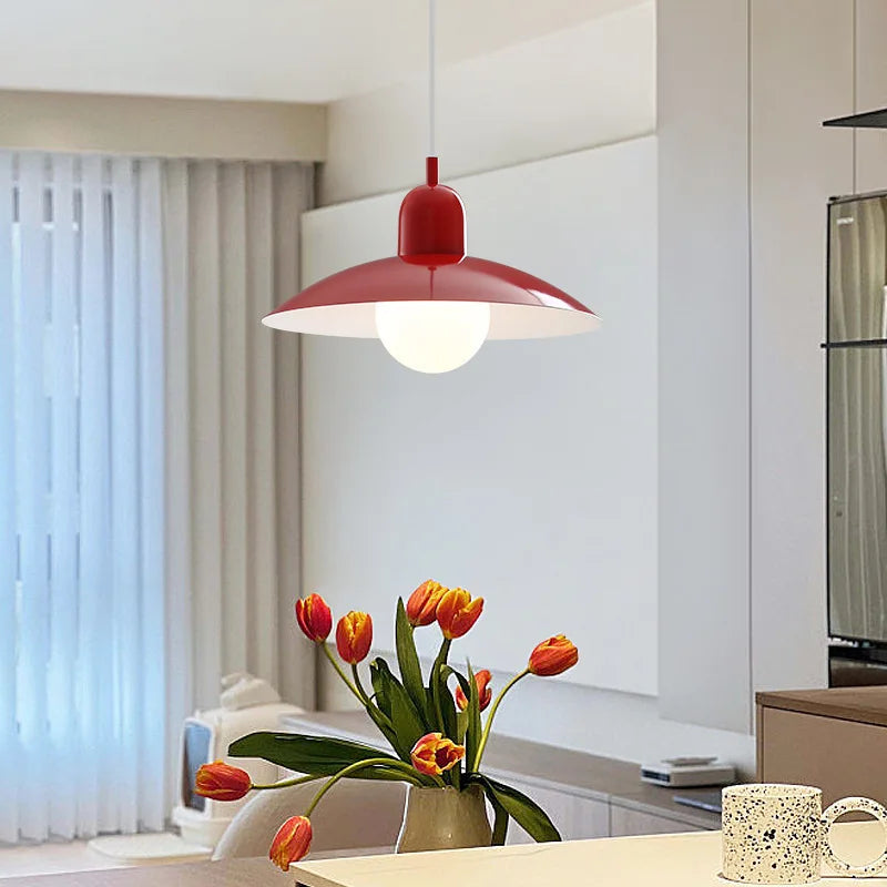 Modern wrought iron chandelier for simple and elegant interior decor - vue 3 sur 10