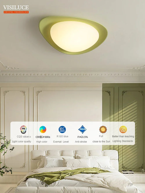 Modern LED ceiling light for Nordic interior decor - vue 4 sur 10