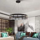 Modern glass LED chandelier for interior decoration