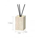 elegant travertine bathroom accessory set