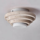 Decorative ceiling light in natural marble