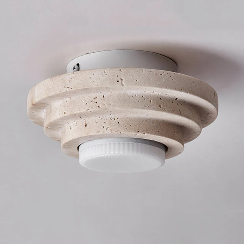 Decorative ceiling light in natural marble - vue 4 sur 7