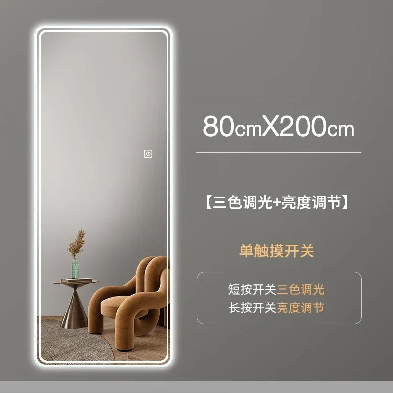 Large smart mirror for interior decoration - vue 13 sur 19