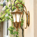 Retro waterproof rustproof wall light for outdoor garden and villa