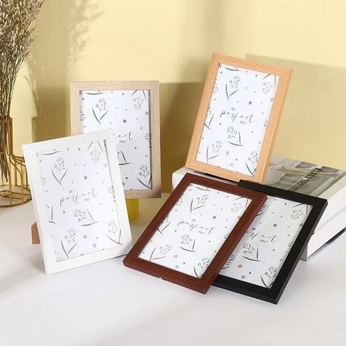 Modern wooden photo frame for interior decoration - vue 2 sur 10