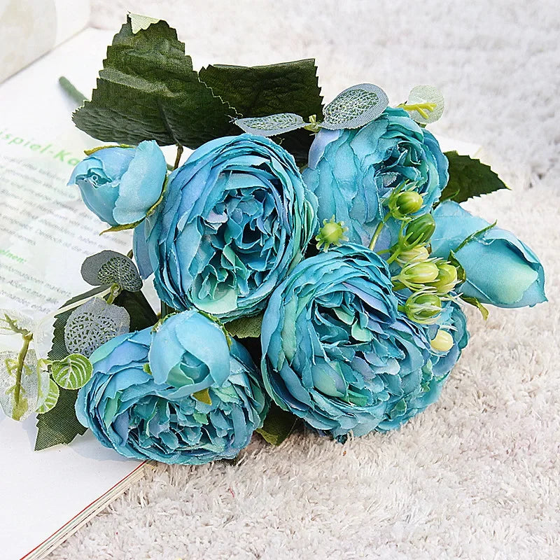 Small artificial flower bouquet for spring decoration and weddings - vue 7 sur 37