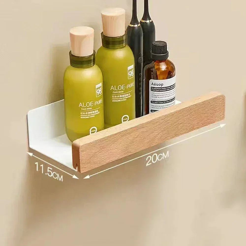 wooden shelf corner bracket without drilling for storage - vue 11 sur 14