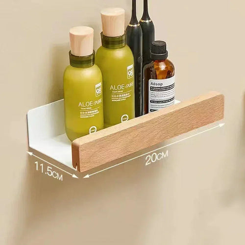 wooden shelf corner bracket without drilling for storage - vue 12 sur 14