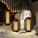 Solar LED bird cage garden decorative lamp