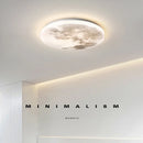 Modern moon-shaped ceiling light for creative interiors