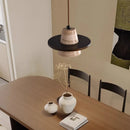 Small stone LED chandelier with retro medieval style