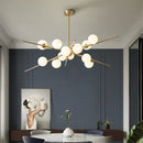 Bauhaus sputnik glass chandelier for modern lighting