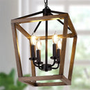American retro iron birdcage chandelier modern industrial lighting