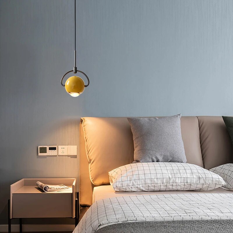 LED hanging ball design pendant light - vue 4 sur 11