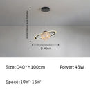 Creative earth moon football pendant light original design