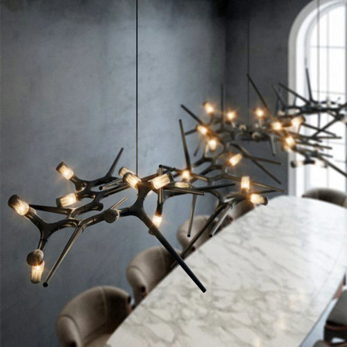 Luxury postmodern roman LED chandelier for hotel - vue 2 sur 13