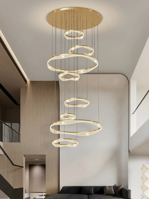 Modern nordic style LED pendant light for elegant interiors - vue 5 sur 10