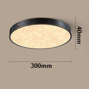 luxurious brass led ceiling light mounted in circular marble